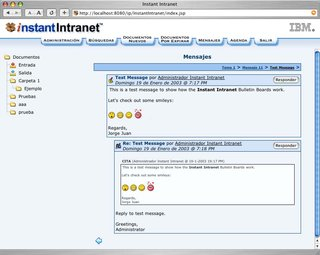 Instant Intranet Discussion forum